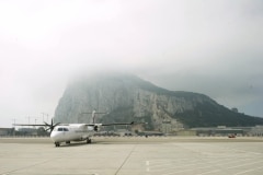 Primer vuelo Gibraltar-Marrakech