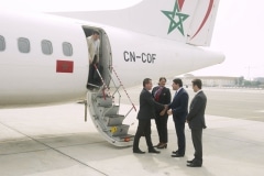 Primer vuelo Gibraltar-Marrakech