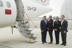 Primer vuelo Gibraltar-Marrakech