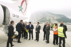 Primer vuelo Gibraltar-Marrakech