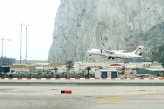 Primer vuelo Gibraltar-Marrakech