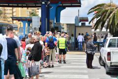 In less than five minutes a free flowing pedestrain zone saw queues increased by effecting a total stop of all persons crossing for nearly 15 minutes. This led to queues forming on the Gibraltar side extending into the airport forecourt within minutes.