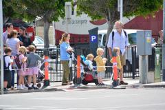 Schoolchildren and parents were made to wait to cross the road on the Gibraltar side over 20-30 minutes at a time as Spanish border controls forced the authorities in Gibraltar to implement traffic controls. The delays were caused by The Policia Nacional holding pedestrian back from crossing to their Customs zone.
