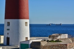 Gibraltar - HMS Bulwark arrives for Amphibious Landing Exercise