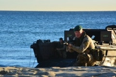 Gibraltar - Operation Sea Snake sees tanks and Royal Marines land on Eastern Beach