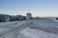 Gibraltar - Preparations for Operation Sea Snake start at Eastern beach with tanks
