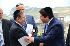 Chief Rabbi of Commonwealth at Jews Gate Cemetery opening