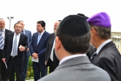 Chief Rabbi of Commonwealth at Jews Gate Cemetery opening