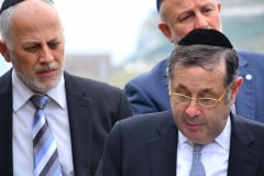 Chief Rabbi of Commonwealth at Jews Gate Cemetery opening