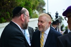 Chief Rabbi of Commonwealth at Jews Gate Cemetery opening