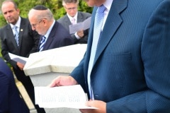 Chief Rabbi of Commonwealth at Jews Gate Cemetery opening