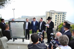 Chief Rabbi of Commonwealth at Jews Gate Cemetery opening