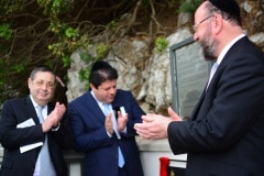 Chief Rabbi of Commonwealth at Jews Gate Cemetery opening