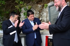 Chief Rabbi of Commonwealth at Jews Gate Cemetery opening