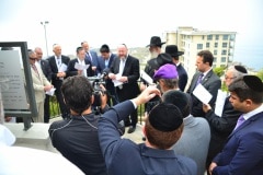 Chief Rabbi of Commonwealth at Jews Gate Cemetery opening