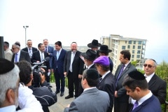 Chief Rabbi of Commonwealth at Jews Gate Cemetery opening