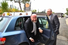 Chief Rabbi of Commonwealth at Jews Gate Cemetery opening