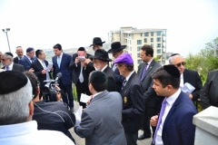 Chief Rabbi of Commonwealth at Jews Gate Cemetery opening