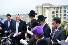 Chief Rabbi of Commonwealth at Jews Gate Cemetery opening