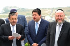 Chief Rabbi of Commonwealth at Jews Gate Cemetery opening