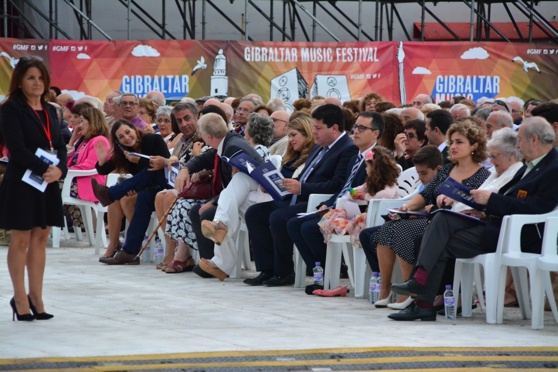 Gibraltar -  7th September 2015 - Gibraltar celebrated its first official Evacuation Commemoration Day with a concert hosted by the government of Gibraltar for some 800 evacuee survivors from the Second World War. The concert was held at the Victoria Stadium using the same stages and facilities used the day earlier by the Gibraltar Music Festival.Evacuation Commemoration Day was officially introduced earlier this year after Gibraltar celebrated 75 years since the whole of the Gibraltar population was evacuated during the second World War. Many of the Gibraltarians were taken to London where some died during the London blitz. Whilst most stayed in London, others were taken to Northern Ireland, Madiera and Jamacia. It was only a confrontation between population leaders that Gibraltarians were allowed back on the Rock after British officials had initially refused to return the population back to its rightful home.