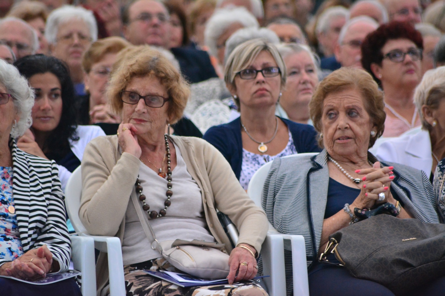 Gibraltar - 7th September 2015 - Gibraltar celebrated its first official Evacuation Commemoration Day with a concert hosted by the government of Gibraltar for some 800 evacuee survivors from the Second World War. The concert was held at the Victoria Stadium using the same stages and facilities used the day earlier by the Gibraltar Music Festival.Evacuation Commemoration Day was officially introduced earlier this year after Gibraltar celebrated 75 years since the whole of the Gibraltar population was evacuated during the second World War. Many of the Gibraltarians were taken to London where some died during the London blitz. Whilst most stayed in London, others were taken to Northern Ireland, Madiera and Jamacia. It was only a confrontation between population leaders that Gibraltarians were allowed back on the Rock after British officials had initially refused to return the population back to its rightful home.