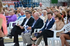 Gibraltar -  7th September 2015 - Gibraltar celebrated its first official Evacuation Commemoration Day with a concert hosted by the government of Gibraltar for some 800 evacuee survivors from the Second World War. The concert was held at the Victoria Stadium using the same stages and facilities used the day earlier by the Gibraltar Music Festival.Evacuation Commemoration Day was officially introduced earlier this year after Gibraltar celebrated 75 years since the whole of the Gibraltar population was evacuated during the second World War. Many of the Gibraltarians were taken to London where some died during the London blitz. Whilst most stayed in London, others were taken to Northern Ireland, Madiera and Jamacia. It was only a confrontation between population leaders that Gibraltarians were allowed back on the Rock after British officials had initially refused to return the population back to its rightful home.