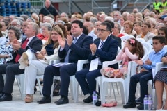Gibraltar -  7th September 2015 - Gibraltar celebrated its first official Evacuation Commemoration Day with a concert hosted by the government of Gibraltar for some 800 evacuee survivors from the Second World War. The concert was held at the Victoria Stadium using the same stages and facilities used the day earlier by the Gibraltar Music Festival.Evacuation Commemoration Day was officially introduced earlier this year after Gibraltar celebrated 75 years since the whole of the Gibraltar population was evacuated during the second World War. Many of the Gibraltarians were taken to London where some died during the London blitz. Whilst most stayed in London, others were taken to Northern Ireland, Madiera and Jamacia. It was only a confrontation between population leaders that Gibraltarians were allowed back on the Rock after British officials had initially refused to return the population back to its rightful home.