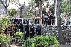 The Anniversary of The Battle Of Trafalgar, An act of remembrance held within The Trafalgar Cemetery Gibraltar, Sunday 18th October 2015.VIP's included Interim Governor, Chief Minister, 2nd Sea Lord and CBF. A religious cervice was held at the King's Chapel and  afterwards the remembrance moved to the cemetery.