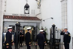 The Anniversary of The Battle Of Trafalgar, An act of remembrance held within The Trafalgar Cemetery Gibraltar, Sunday 18th October 2015.VIP's included Interim Governor, Chief Minister, 2nd Sea Lord and CBF. A religious cervice was held at the King's Chapel and  afterwards the remembrance moved to the cemetery.