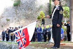 The Anniversary of The Battle Of Trafalgar, An act of remembrance held within The Trafalgar Cemetery Gibraltar, Sunday 18th October 2015.VIP's included Interim Governor, Chief Minister, 2nd Sea Lord and CBF. A religious cervice was held at the King's Chapel and  afterwards the remembrance moved to the cemetery.