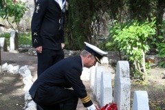 The Anniversary of The Battle Of Trafalgar, An act of remembrance held within The Trafalgar Cemetery Gibraltar, Sunday 18th October 2015.VIP's included Interim Governor, Chief Minister, 2nd Sea Lord and CBF. A religious cervice was held at the King's Chapel and  afterwards the remembrance moved to the cemetery.