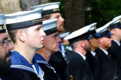 The Anniversary of The Battle Of Trafalgar, An act of remembrance held within The Trafalgar Cemetery Gibraltar, Sunday 18th October 2015.VIP's included Interim Governor, Chief Minister, 2nd Sea Lord and CBF. A religious cervice was held at the King's Chapel and  afterwards the remembrance moved to the cemetery.