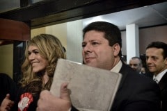 Gibraltar - 27th November 2015 - As Gibraltar woke up for work, John Macintosh Hall closed the count to the general election placing the GSLP/Liberal Alliance as the party to form Government.With an overall mayority 68.03% against the GSD's 31.37, the GSLP/Liberals recorded an overwhelming victory which once again sees Fabian Picardo as the Chief Minister of Gibraltar.The results were: -PICARDO, Fabian Raymond 10852 GARCIA, Joseph John 10661 CORTES, John Emmanuel 10529 LICUDI, Gilbert Horace 10379 ISOLA , Albert Joseph 10313 COSTA, Neil Francis 10048 SACRAMENTO, Samantha Jane 9822 LINARES, Steven Ernest 9690BALBAN, Paul John 9511 BOSSANO, Joseph John 9145FEETHAM, Daniel Anthony 5054 HASSAN NAHON, Marlene Dinah Esther 4892 PHILLIPS, Elliott John 4784 REYES, Edwin Joseph 4766 CLINTON, Roy Mark 4733 HAMMOND, Trevor Nicholas 4578LLAMAS, Lawrence Francis 4565 VASQUEZ, Robert Michael 4535 WHITE, Christopher George 4324 KARNANI-SANTOS, Kim Sylvia 4314