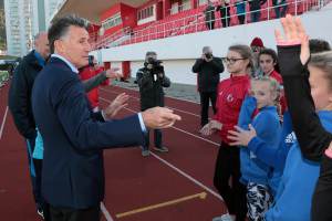 180122 Visita Sir Sebastian Coe, Presidente World Athletics
