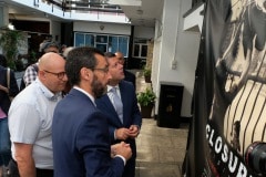 CM & Franco Visit Frontier Exhibition 060619 { seq} ( Photo John Bugeja) at the JMHall