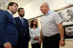 CM & Franco Visit Frontier Exhibition 060619 { seq} ( Photo John Bugeja) at the JMHall