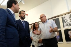 CM & Franco Visit Frontier Exhibition 060619 { seq} ( Photo John Bugeja) at the JMHall