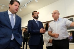 CM & Franco Visit Frontier Exhibition 060619 { seq} ( Photo John Bugeja) at the JMHall