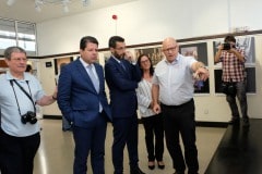 CM & Franco Visit Frontier Exhibition 060619 { seq} ( Photo John Bugeja) at the JMHall