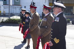 Remembrance Sunday Service at the Cross of Sacrifice, Gibraltar.
