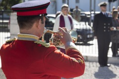 Remembrance Sunday Service at the Cross of Sacrifice, Gibraltar.