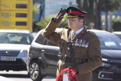 Remembrance Sunday Service at the Cross of Sacrifice, Gibraltar.