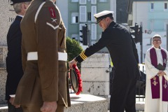 Remembrance Sunday Service at the Cross of Sacrifice, Gibraltar.