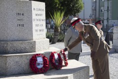 Remembrance Sunday Service at the Cross of Sacrifice, Gibraltar.