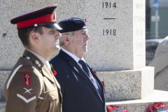 Remembrance Sunday Service at the Cross of Sacrifice, Gibraltar.