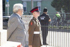 Remembrance Sunday Service at the Cross of Sacrifice, Gibraltar.
