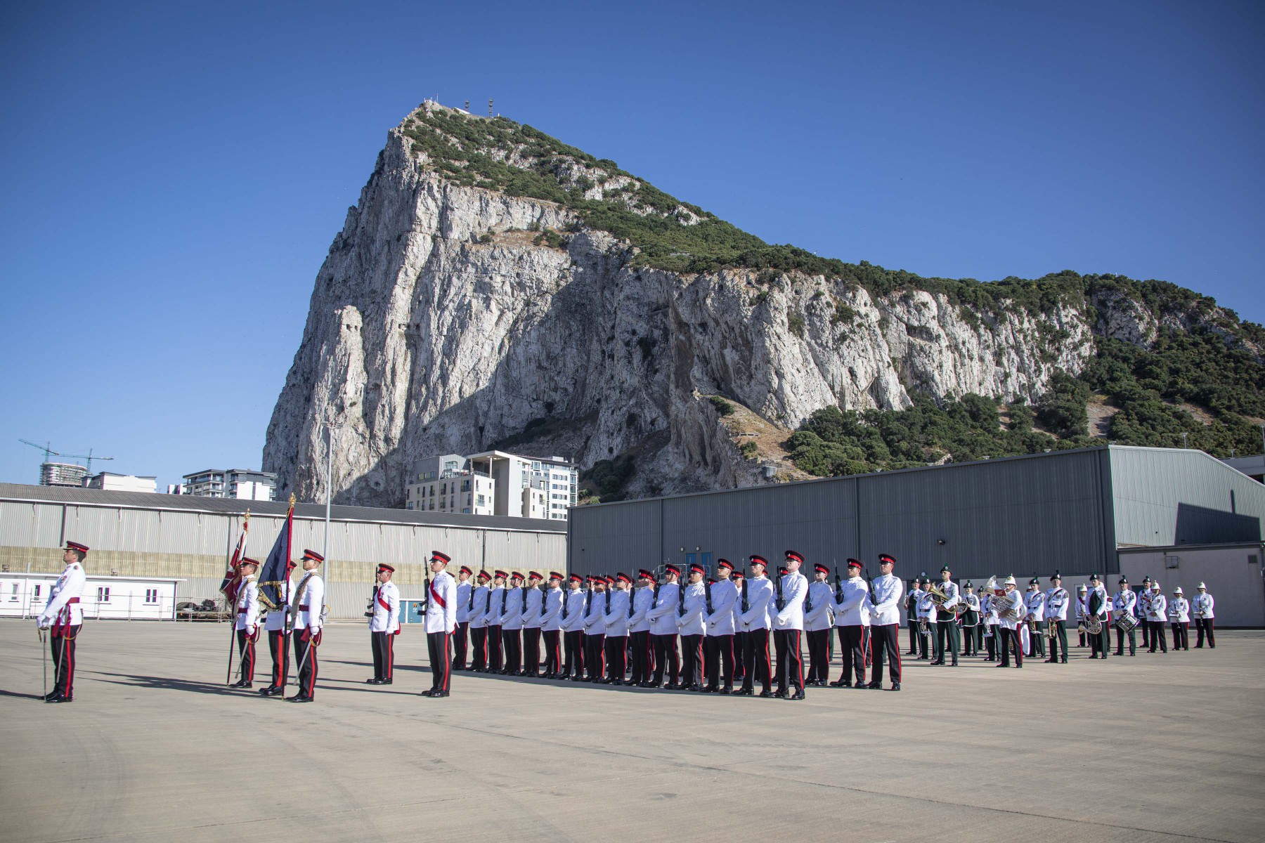 THE EARL AND COUNTESS OF WESSEX ARRIVE IN GIBRALTAR
