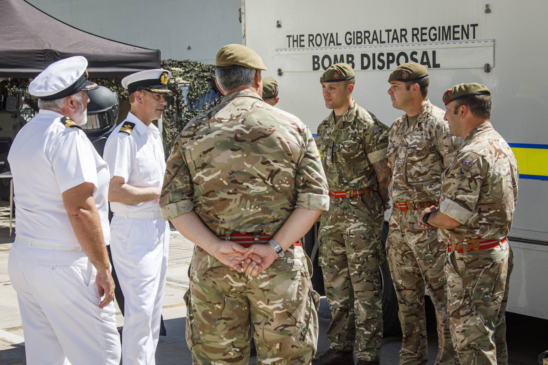 THE EARL OF WESSEX VISITS HER MAJESTY’S NAVAL BASE
