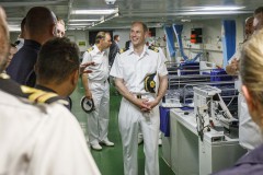 THE EARL OF WESSEX VISITS HER MAJESTY’S NAVAL BASE